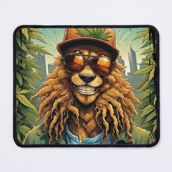 Item preview, Rasta Lion Farmer Dab Extract Thc Cannabis Marijuana Grower Strain Original Best Product Label Design designed and sold by DabGraphic.