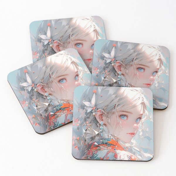 Item preview, Abstract Serene Anime Girl designed and sold by bubblegoth.