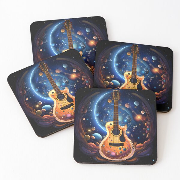 Item preview, Strumming Stars Acoustic Guitar designed and sold by Melodic-Designs.