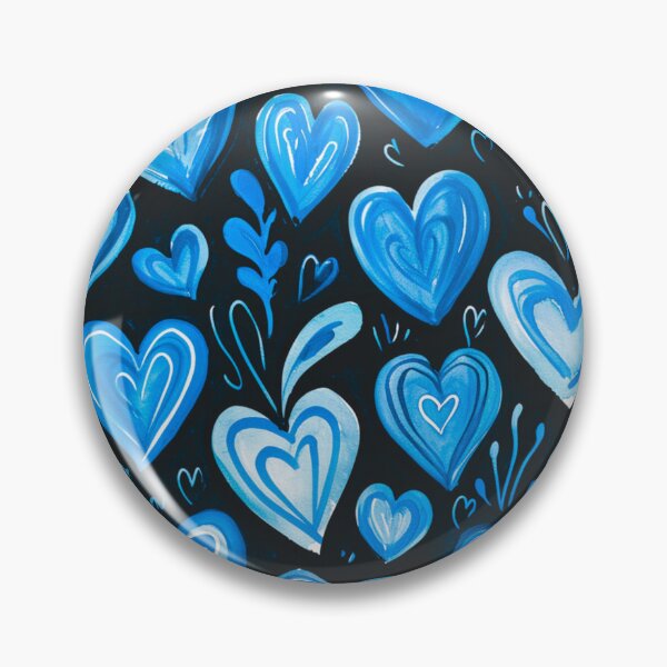 Item preview, Sapphire Serenade: Blue Heart Collection designed and sold by ColorfulVanilla.