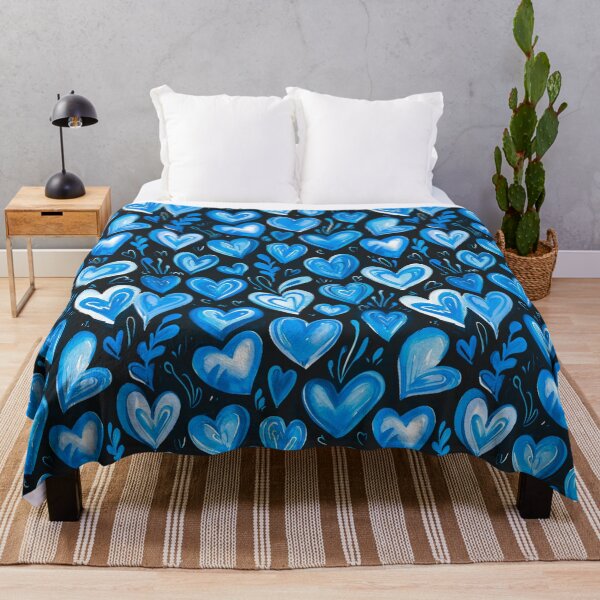 Item preview, Sapphire Serenade: Blue Heart Collection designed and sold by ColorfulVanilla.