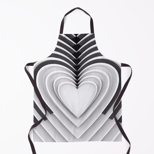 Item preview, Black and white heart designed and sold by m-y-A-I-A-R-T-.
