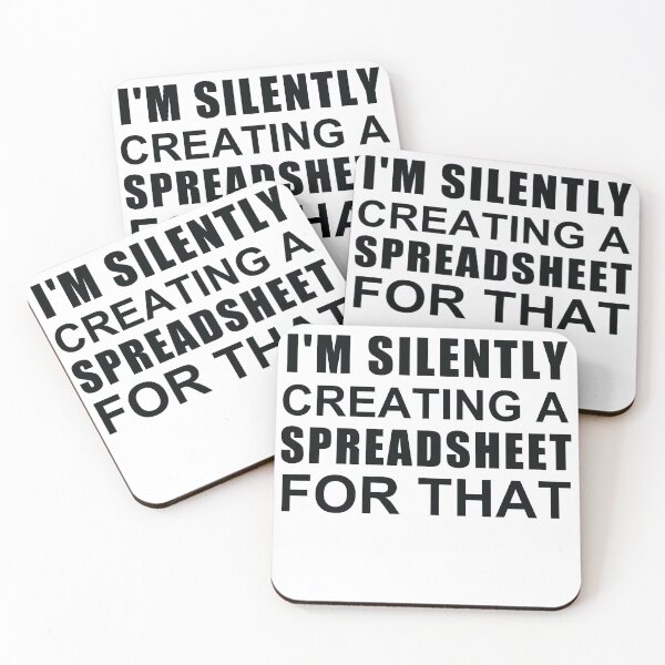 Item preview, I'm Silently Creating A Spreadsheet For That, Funny Accountant designed and sold by SakuraPxl.