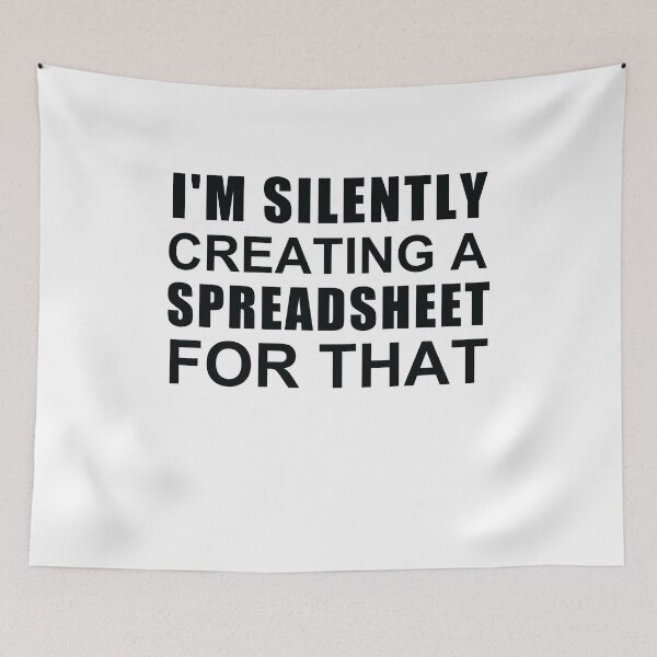 Item preview, I'm Silently Creating A Spreadsheet For That, Funny Accountant designed and sold by SakuraPxl.