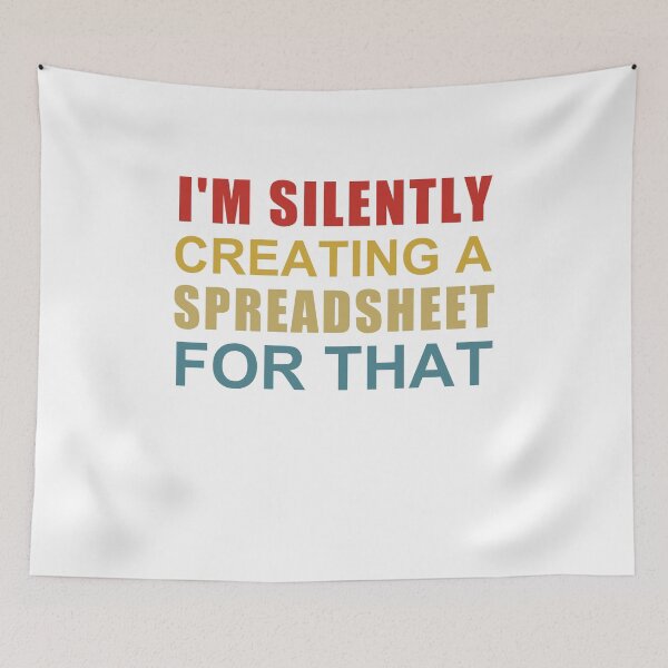 Item preview,  I'm Silently Creating A Spreadsheet For That, Funny Accountant designed and sold by SakuraPxl.