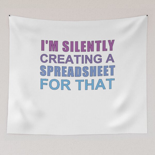 Item preview,  I'm Silently Creating A Spreadsheet For That, Funny Accountant designed and sold by SakuraPxl.