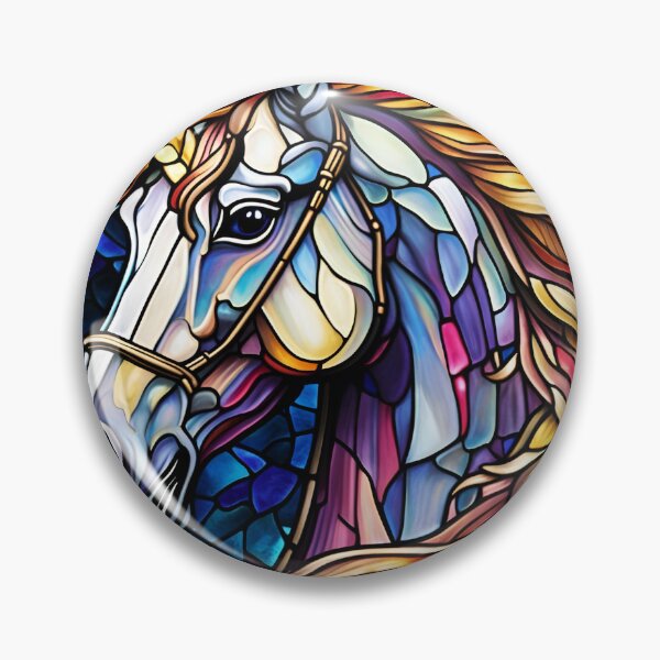 Item preview, Stained Glass Unicorn designed and sold by ChanceTwoArt.