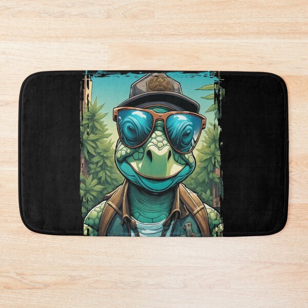 Item preview, Turtle Farmer Cannabis Marijuana Grower Strain Original Best Product Label Package Design designed and sold by DabGraphic.