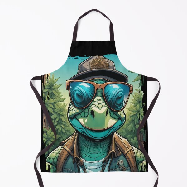 Item preview, Turtle Farmer Cannabis Marijuana Grower Strain Original Best Product Label Package Design designed and sold by DabGraphic.