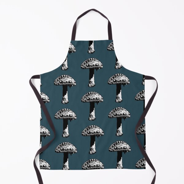 Item preview, Black and White Toadstool, Moody mushroom by BeeFoxTree (Evening Shade) designed and sold by BeeFoxTree.