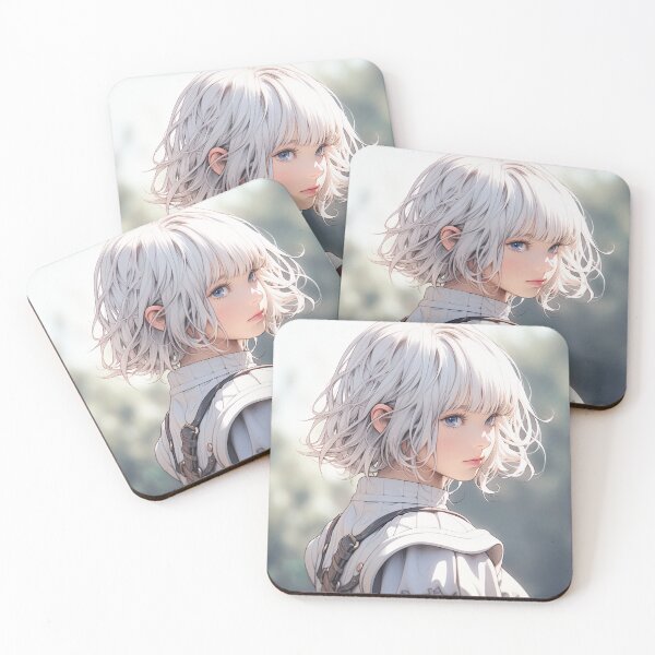 Item preview, Soft Contemplative Anime Girl designed and sold by bubblegoth.
