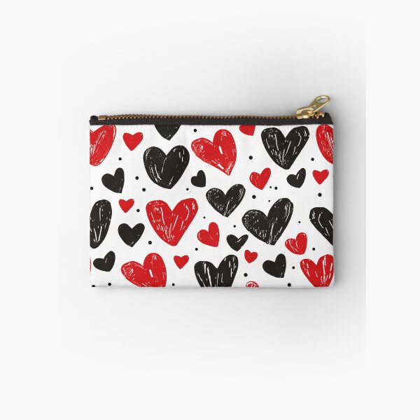 Item preview, Contraste de pasión: corazones rojos y negros designed and sold by ColorfulVanilla.