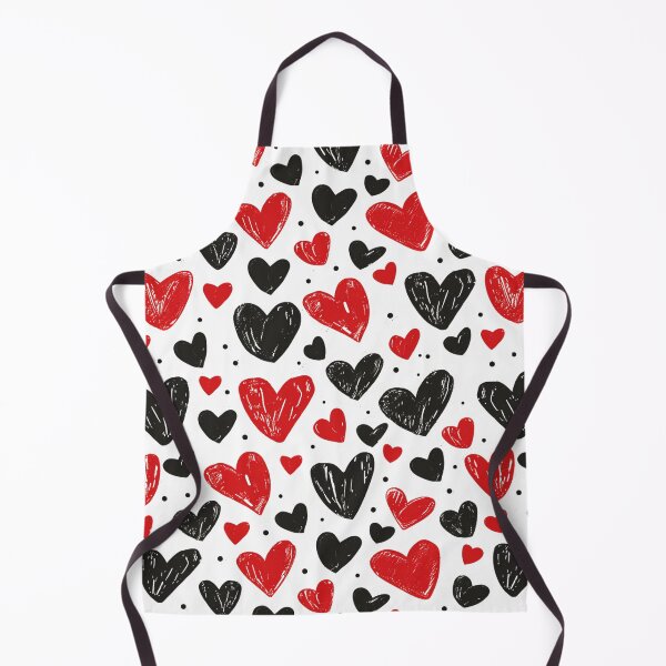 Item preview, Contrast of Passion: Red and Black Hearts designed and sold by ColorfulVanilla.