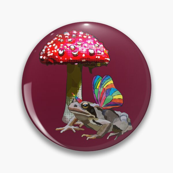 Item preview, Moody Magic Toad under Toadstool by BeeFoxTree (Crimson) designed and sold by BeeFoxTree.