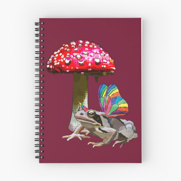 Item preview, Moody Magic Toad under Toadstool by BeeFoxTree (Crimson) designed and sold by BeeFoxTree.