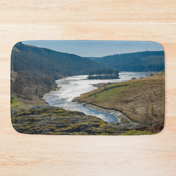 Item preview, The Pen y garreg reservoir from the dam at Craig Goch reservoir Elan Valley designed and sold by Cameranick.