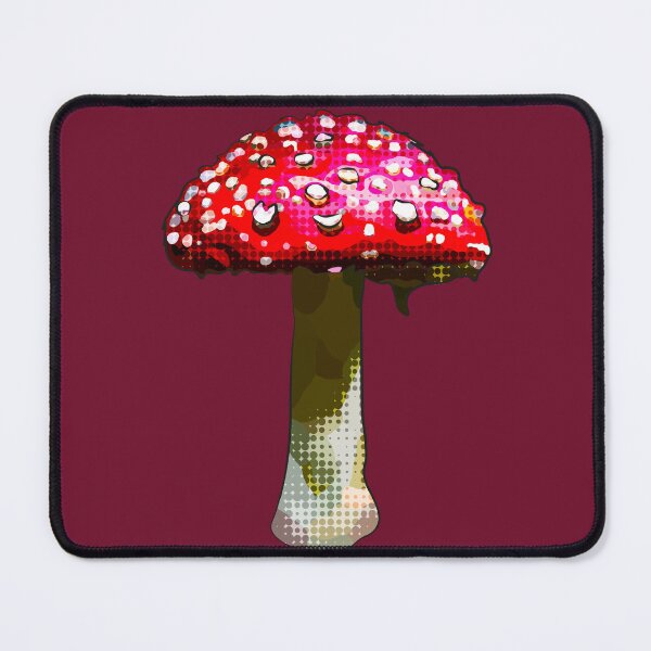 Item preview, Toadstool, Colourful Moody mushroom by BeeFoxTree (Crimson) designed and sold by BeeFoxTree.