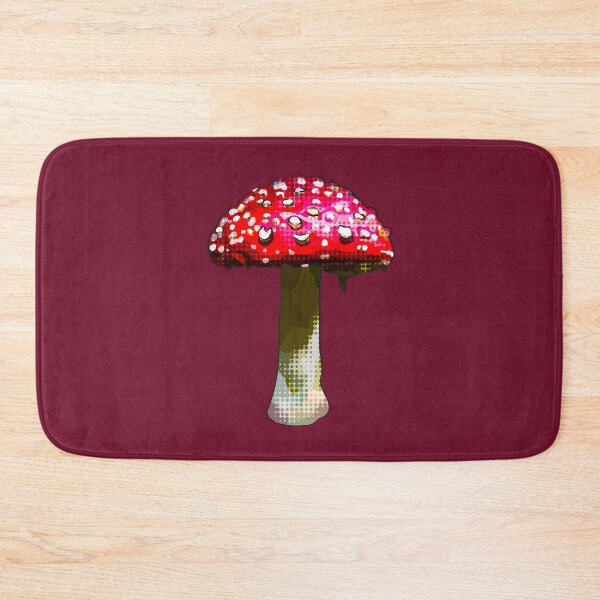 Item preview, Toadstool, Colourful Moody mushroom by BeeFoxTree (Crimson) designed and sold by BeeFoxTree.