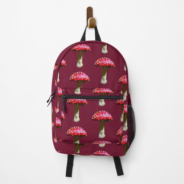 Item preview, Toadstool, Colourful Moody mushroom by BeeFoxTree (Crimson) designed and sold by BeeFoxTree.