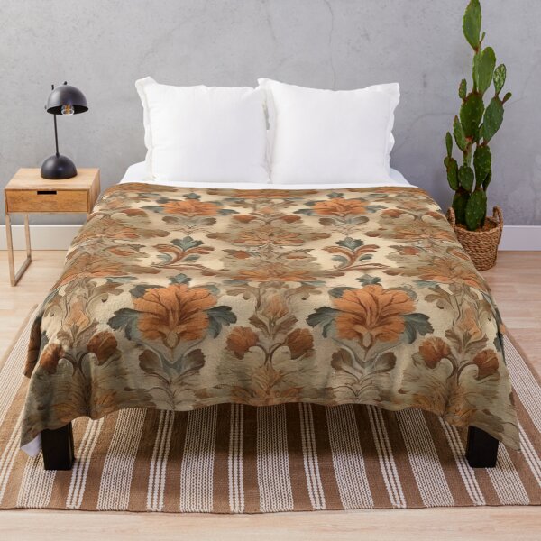 Item preview, Damask - Orange Abstract Pattern ; Floral Decorative arabesque designed and sold by PatternInArt.
