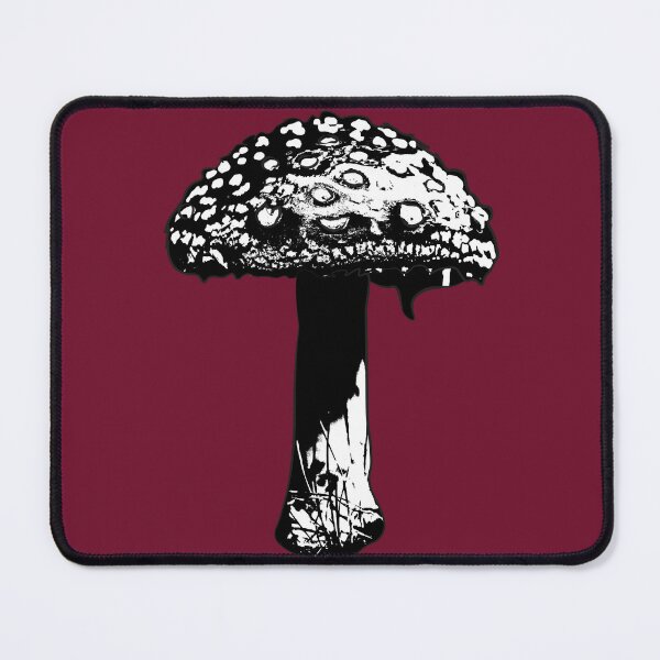 Item preview, Black and White Toadstool, Moody mushroom by BeeFoxTree (Crimson) designed and sold by BeeFoxTree.