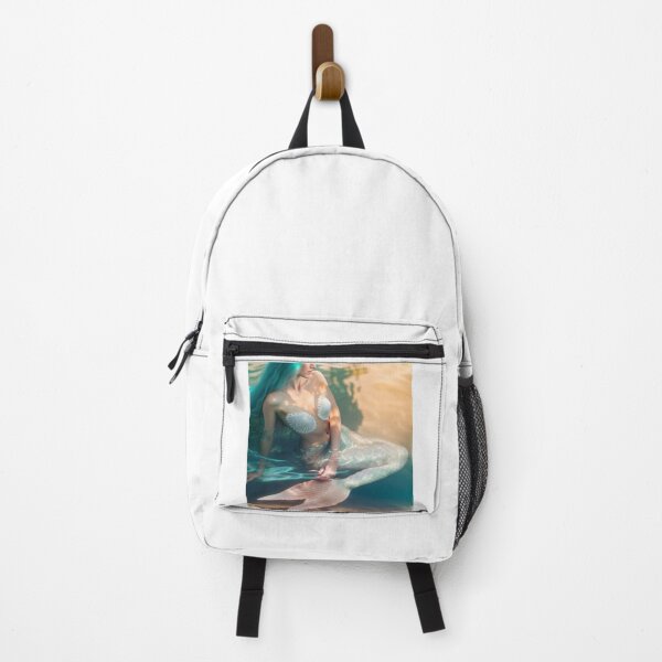 Item preview, A mermaid is half covered by water. designed and sold by piscesmermaid.