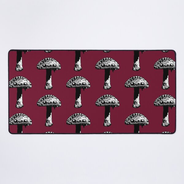 Item preview, Black and White Toadstool, Moody mushroom by BeeFoxTree (Crimson) designed and sold by BeeFoxTree.