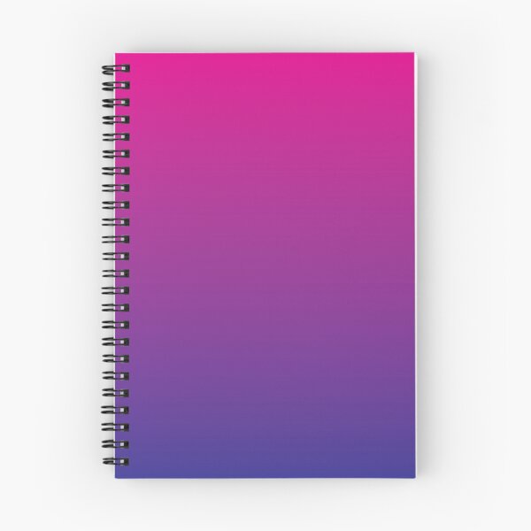 Artikelvorschau, Notizbuch mit Farbverlauf von Magenta bis Lila entworfen und verkauft von kakikoi.