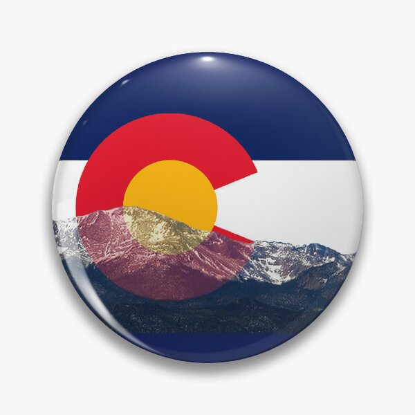 Item preview, Pikes Peak Colorado Flag designed and sold by Emily Lankford.