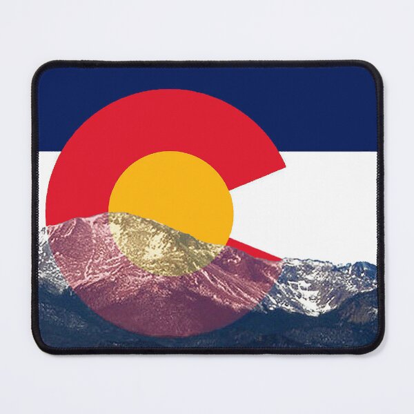 Item preview, Pikes Peak Colorado Flag designed and sold by Emily Lankford.