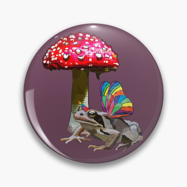 Item preview, Moody Magic Toad under Toadstool by BeeFoxTree (Fig) designed and sold by BeeFoxTree.