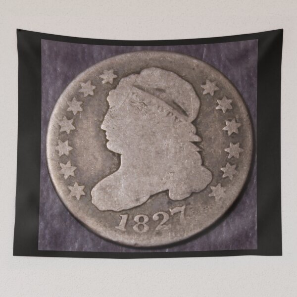 Item preview, 1827  Capped Bust Dime designed and sold by coinsxcrochet.