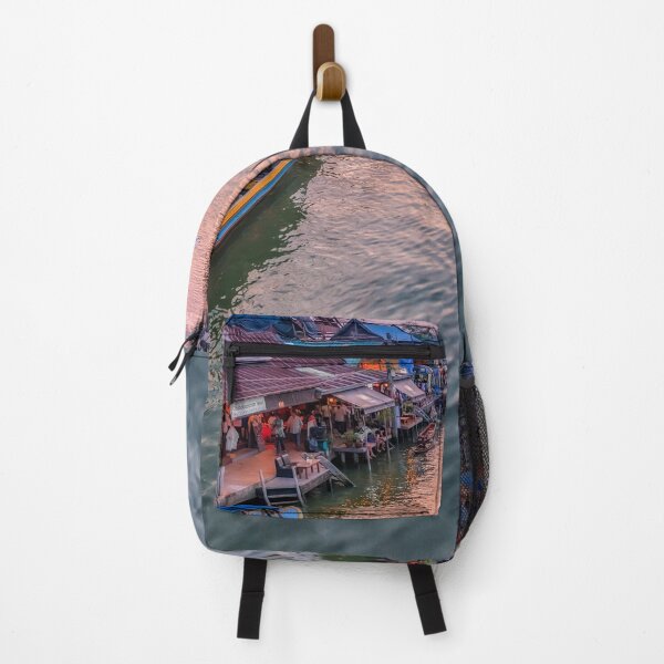 Item preview, Floating Market Sunset Thailand designed and sold by AJEvans.