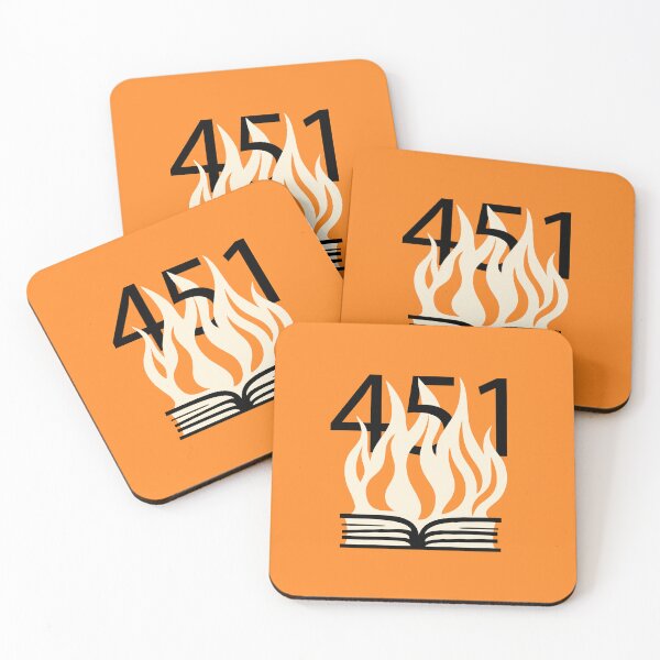 Item preview, Farheneit 451 Burning Book designed and sold by ArtemMKV.