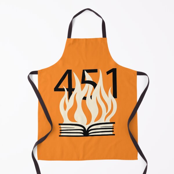 Item preview, Farheneit 451 Burning Book designed and sold by ArtemMKV.