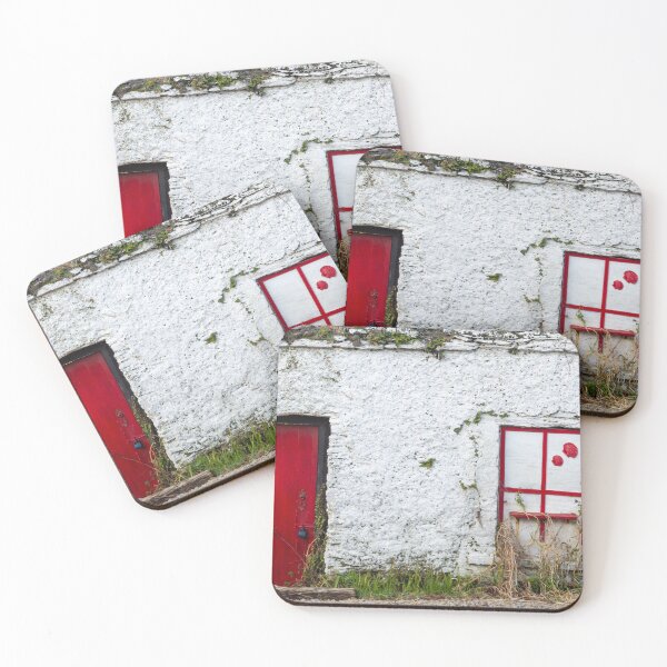 Item preview, Whitewashed Cottage with Red Door designed and sold by StephenPower.