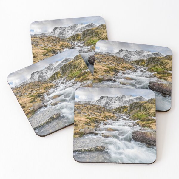 Item preview, Winter Stream Cwm Idwal Snowdonia designed and sold by AJEvans.