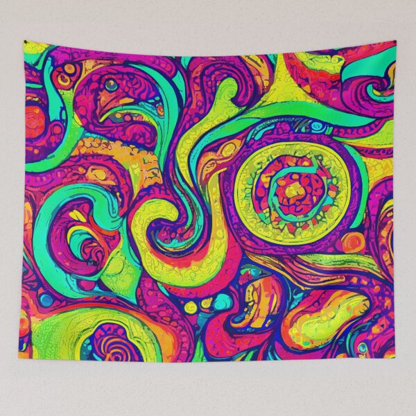 Item preview, The meadows is a colorful abstract painting designed and sold by ValuablesArt.