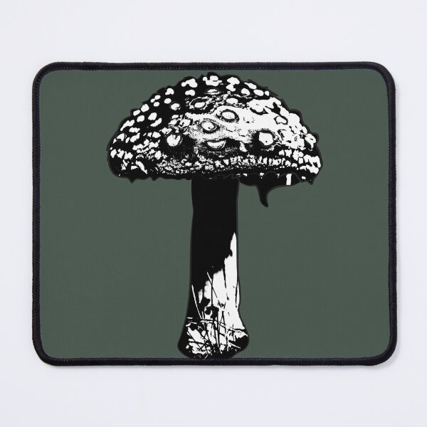 Item preview, Black and White Toadstool, Moody mushroom by BeeFoxTree (Forest) designed and sold by BeeFoxTree.