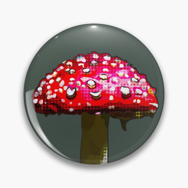 Item preview, Toadstool, Colourful Moody mushroom by BeeFoxTree (Forest) designed and sold by BeeFoxTree.