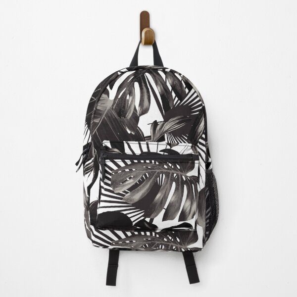 Item preview, Black and White Tropical Leaf Luxe Design designed and sold by BellaLovi.