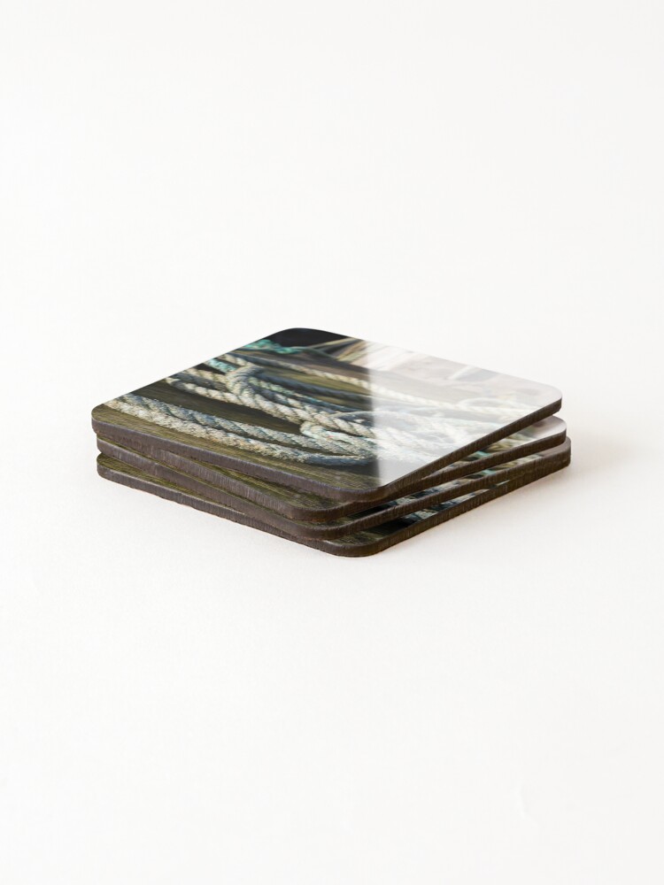 Thumbnail 4 of 5, Coasters (Set of 4), Old Rope designed and sold by StephenPower.