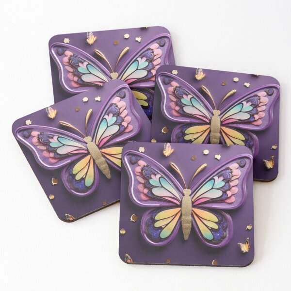 Item preview, Purple Butterfly Emoji Cute Fllowers designed and sold by FanThisAll.