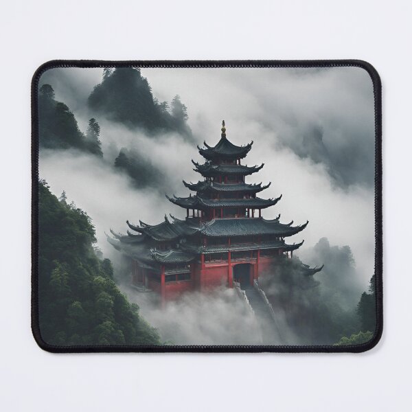 Item preview, Old master's Chinese mountain temple designed and sold by VonLogaart.