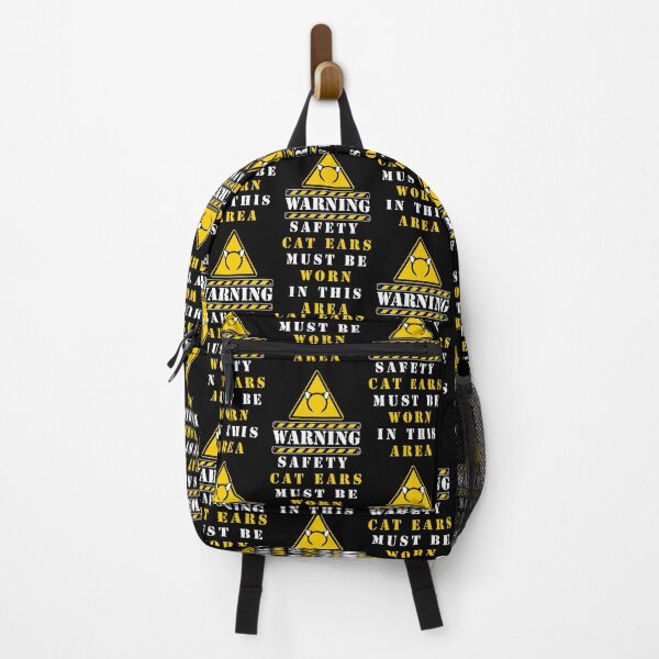 Item preview, safety cat ears must be worn in this area designed and sold by remerasnerdas.