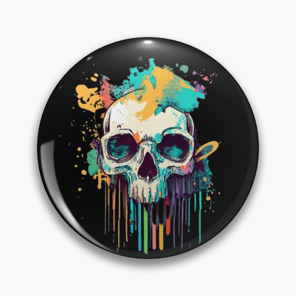Item preview, Painted Skull designed and sold by EmiLeaLun.