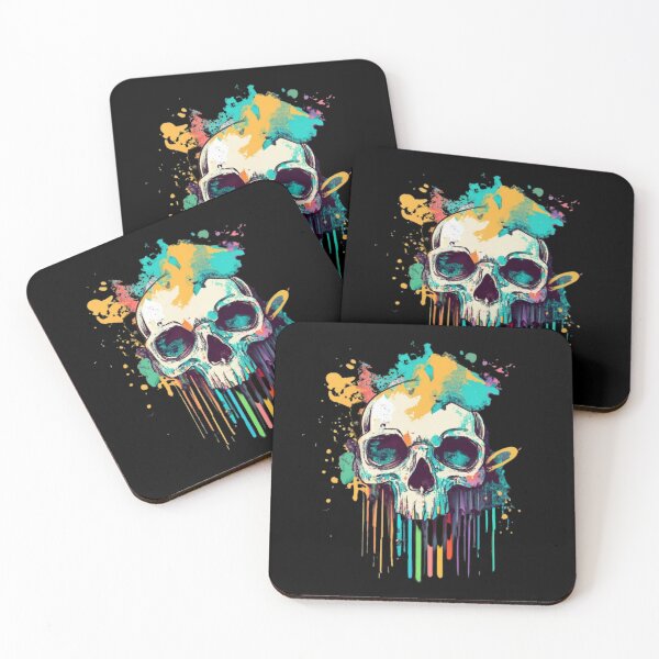 Item preview, Painted Skull designed and sold by EmiLeaLun.