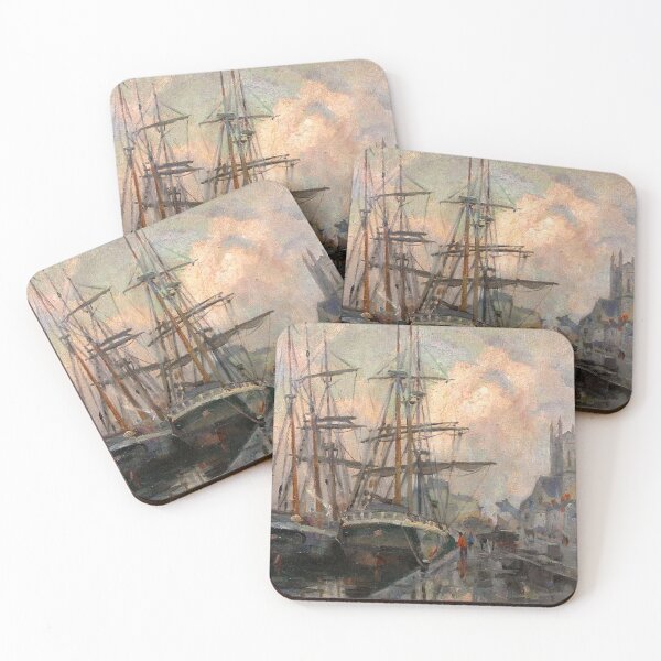 Item preview, The Port of Fecamp designed and sold by tomorrowsart.