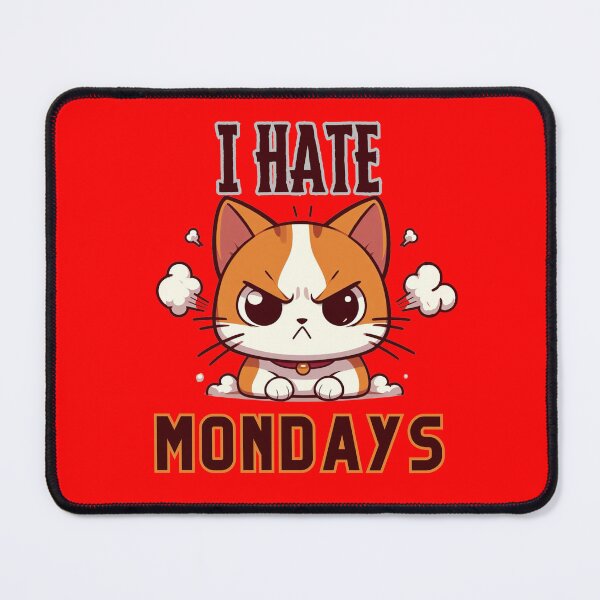 Item preview, Funny I hate Mondays cat designed and sold by Jam3x.