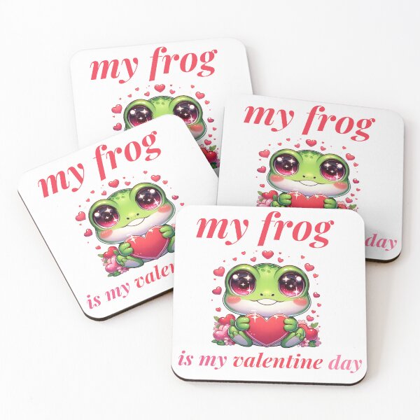Item preview, My Frog Is My Valentine  designed and sold by SaadEtta.